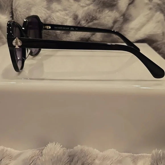 Kate Spade Black Sandi Sunglasses Brand New In Case