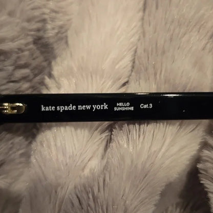 Kate Spade Black Sandi Sunglasses Brand New In Case