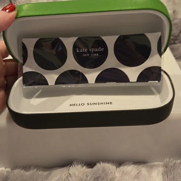Kate Spade Black Sandi Sunglasses Brand New In Case