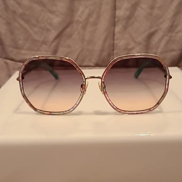 Kate Spade Sunglasses, Nicola multicolor frame gray lenses brand new in case