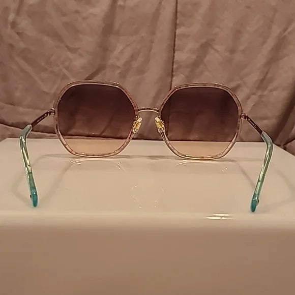 Kate Spade Sunglasses, Nicola multicolor frame gray lenses brand new in case
