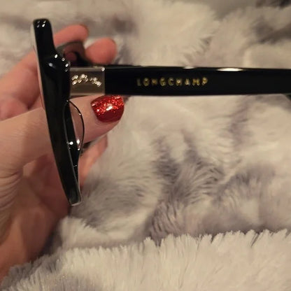 Longchamp Paris Black Sunglasses Brand New in Case