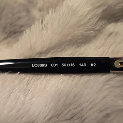 Longchamp Paris Black Sunglasses Brand New in Case