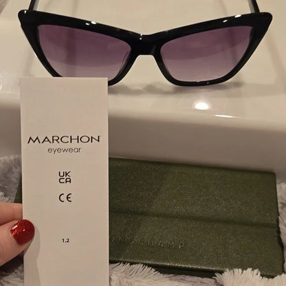 Longchamp Paris Black Sunglasses Brand New in Case