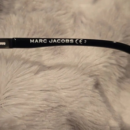 Marc Jacobs Black and Silver Sunglasses Brand New in Case