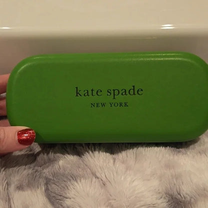 Kate Spade Maryam Gold and Black Oversized Sunglasses Brand New in Case