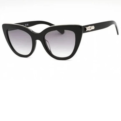 Longchamp Paris Black Cat-Eye Sunglasses with Gradient Lenses Brand New In Case