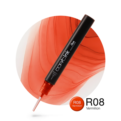Copic Ink Refill R08 Vermilion <inline style="float: right; margin-right: 10px; background-color: rgb(224, 97, 83);">&nbsp;&nbsp;&nbsp;&nbsp;&nbsp;&nbsp; </inline>