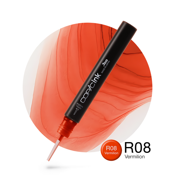 Copic Ink Refill R08 Vermilion <inline style="float: right; margin-right: 10px; background-color: rgb(224, 97, 83);">&nbsp;&nbsp;&nbsp;&nbsp;&nbsp;&nbsp; </inline>