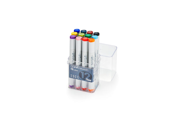 Copic Sketch Markers: 12 Color Set [Basic Set]