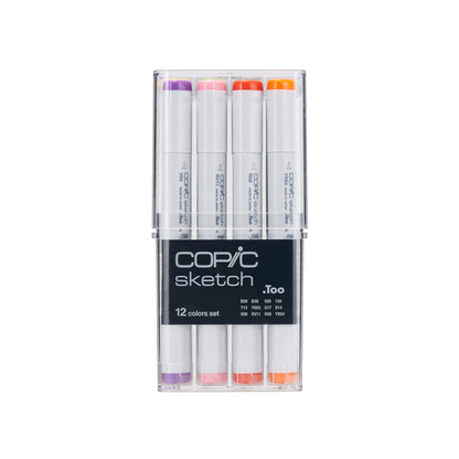Copic Sketch Markers: 12 Color Set [Basic Set]