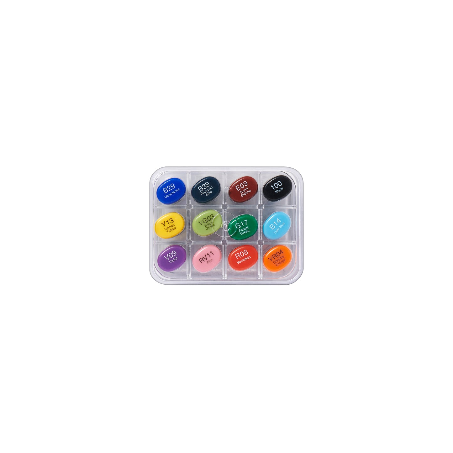 Copic Sketch Markers: 12 Color Set [Basic Set]