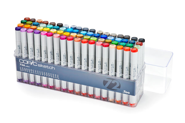 Copic Sketch Markers: 72 Color Set A