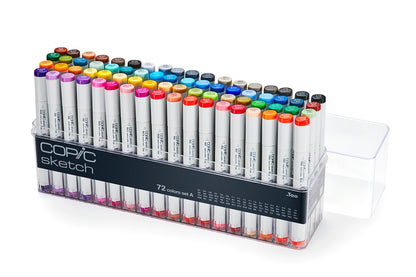 Copic Sketch Markers: 72 Color Set A