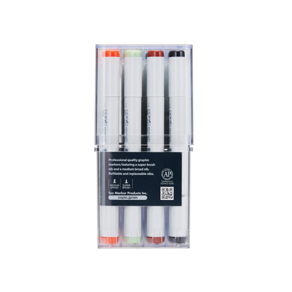Copic Sketch Markers: 72 Color Set A
