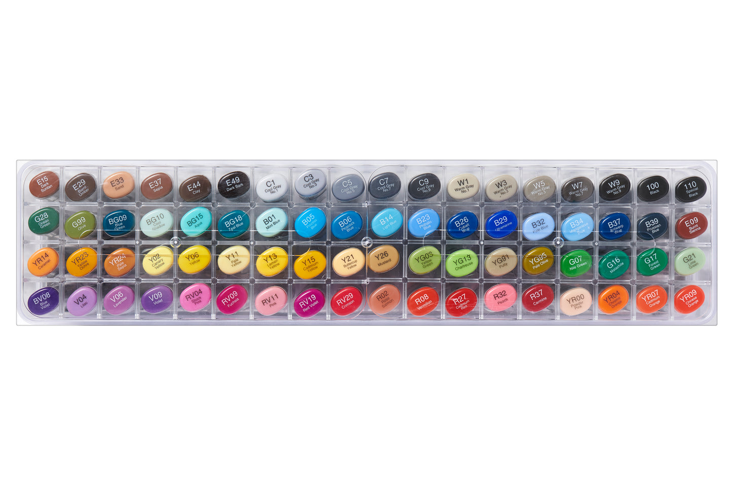 Copic Sketch Markers: 72 Color Set A