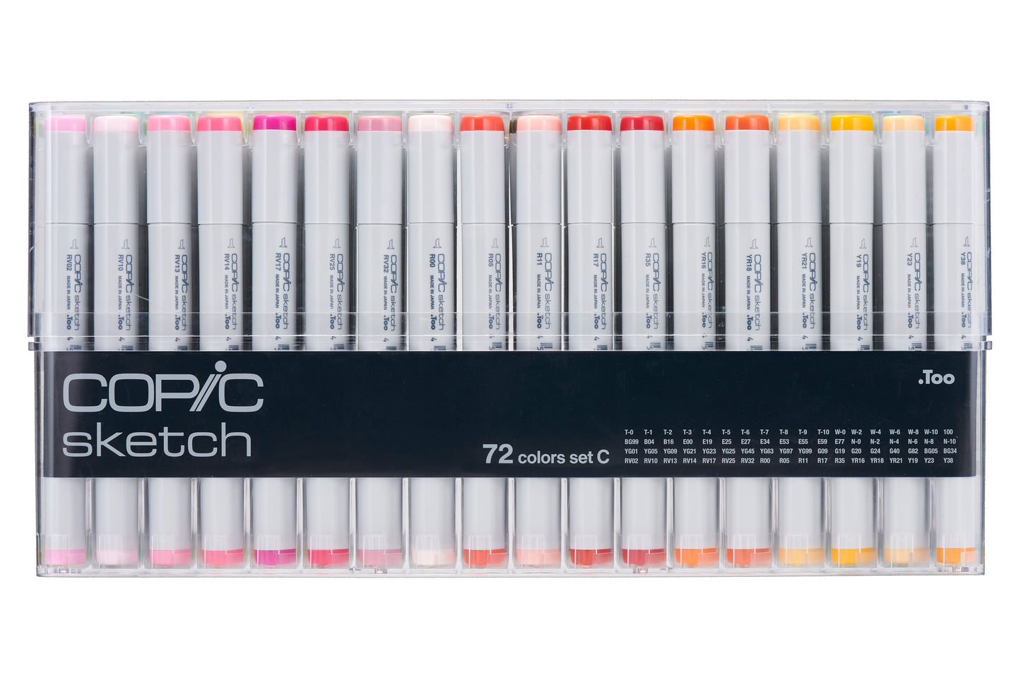 Copic Sketch Markers: 72 Color Set C