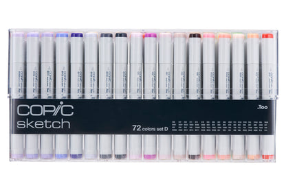 Copic Sketch Markers: 72 Color Set D