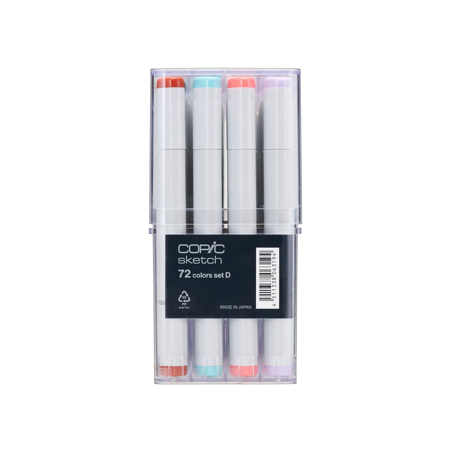 Copic Sketch Markers: 72 Color Set D