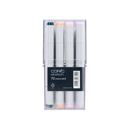 Copic Sketch Markers: 72 Color Set E