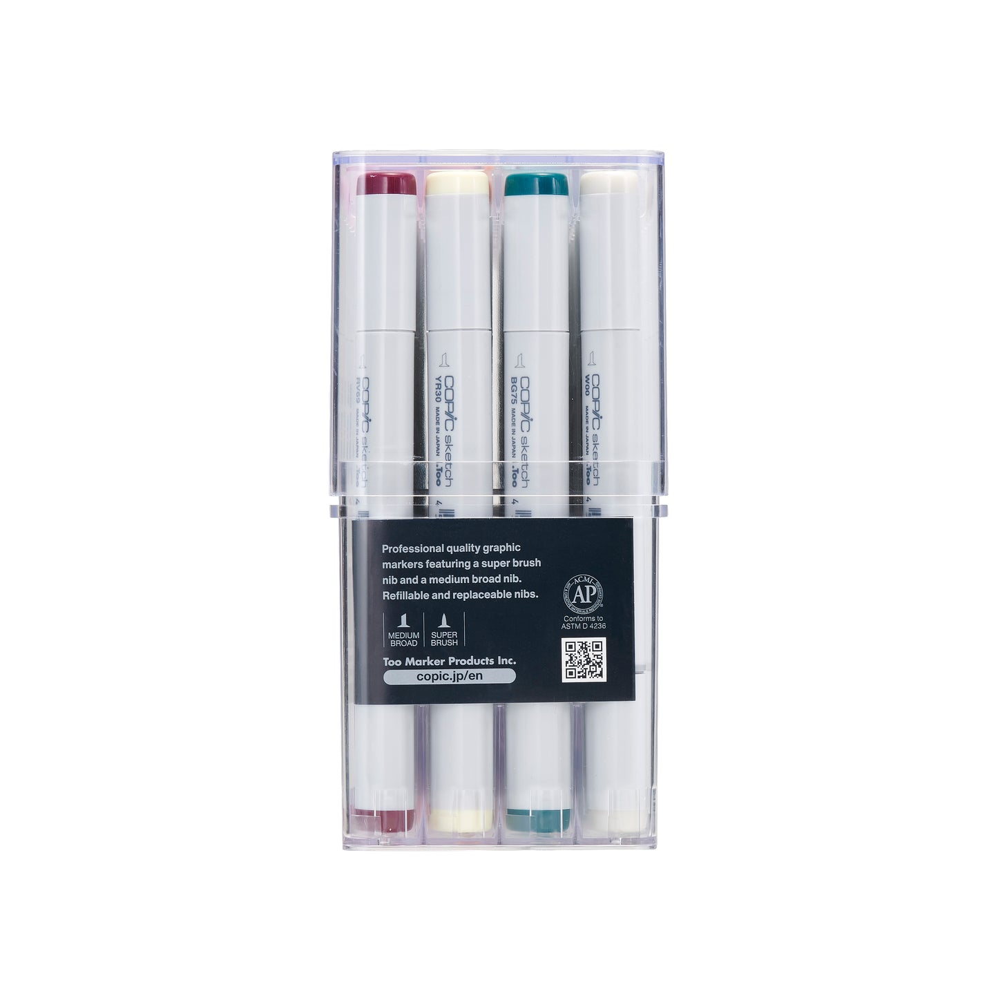 Copic Sketch Markers: 72 Color Set E
