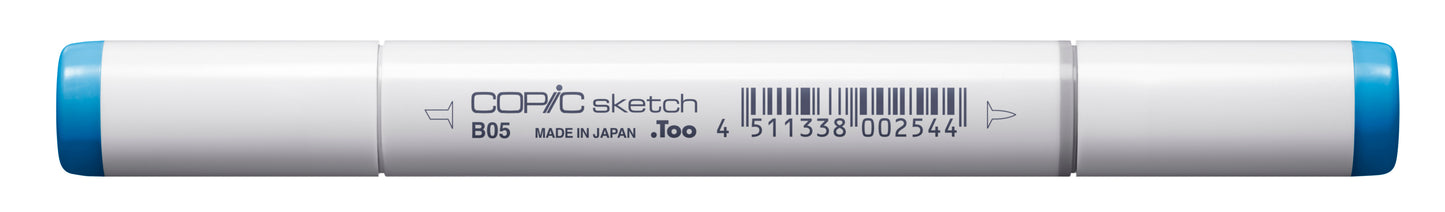 Copic Sketch B05 Process Blue Marker <inline style="float: right; margin-right: 10px; background-color: rgb(67, 197, 231);">&nbsp;&nbsp;&nbsp;&nbsp;&nbsp;&nbsp; </inline>