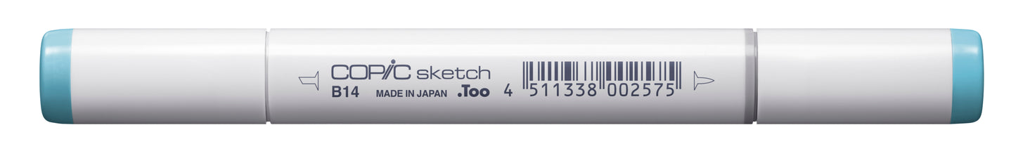Copic Sketch B14 Light Blue Marker <inline style="float: right; margin-right: 10px; background-color: rgb(112, 205, 236);">&nbsp;&nbsp;&nbsp;&nbsp;&nbsp;&nbsp; </inline>