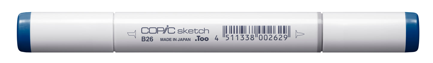 Copic Sketch B26 Cobalt Blue Marker <inline style="float: right; margin-right: 10px; background-color: rgb(104, 178, 227);">&nbsp;&nbsp;&nbsp;&nbsp;&nbsp;&nbsp; </inline>