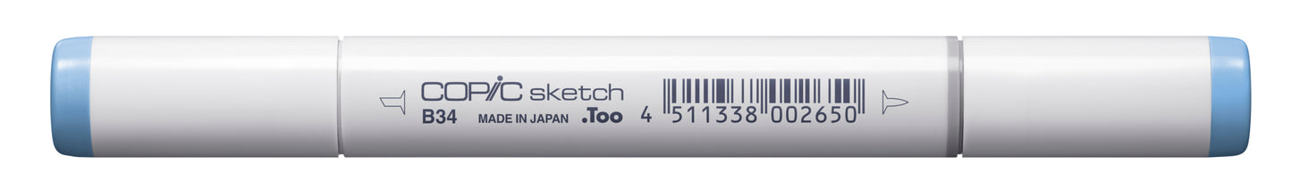 Copic Sketch B34 Manganese Blue Marker <inline style="float: right; margin-right: 10px; background-color: rgb(130, 193, 234);">&nbsp;&nbsp;&nbsp;&nbsp;&nbsp;&nbsp; </inline>