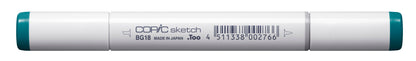 Copic Sketch BG18 Teal Blue Marker <inline style="float: right; margin-right: 10px; background-color: rgb(59, 190, 176);">&nbsp;&nbsp;&nbsp;&nbsp;&nbsp;&nbsp; </inline>