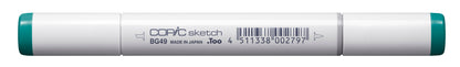 Copic Sketch BG49 Duck Blue Marker <inline style="float: right; margin-right: 10px; background-color: rgb(17, 182, 184);">&nbsp;&nbsp;&nbsp;&nbsp;&nbsp;&nbsp; </inline>
