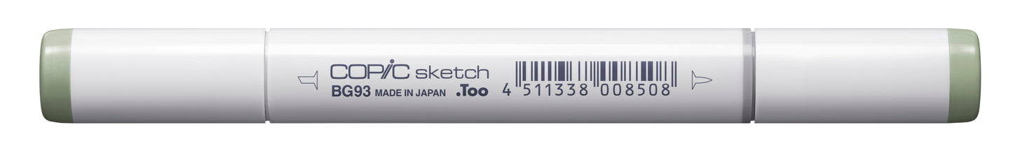Copic Sketch BG93 Green Gray Marker <inline style="float: right; margin-right: 10px; background-color: rgb(186, 192, 182);">&nbsp;&nbsp;&nbsp;&nbsp;&nbsp;&nbsp; </inline>