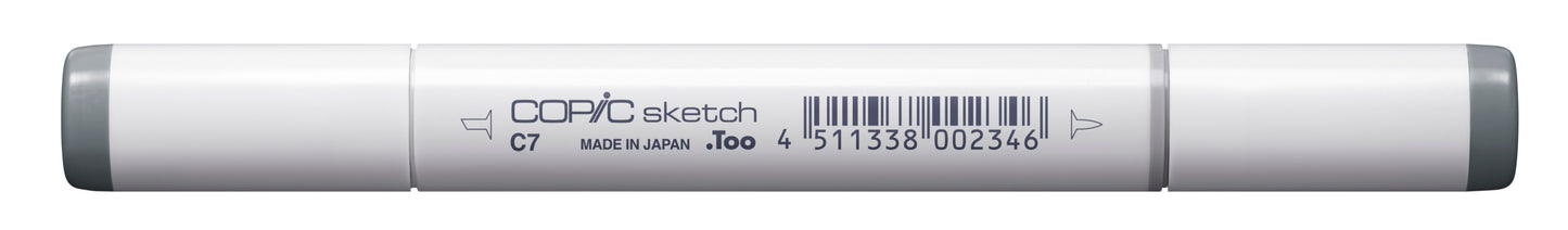 Copic Sketch C7 Cool Gray No. 7 Marker <inline style="float: right; margin-right: 10px; background-color: rgb(99, 113, 122);">&nbsp;&nbsp;&nbsp;&nbsp;&nbsp;&nbsp; </inline>