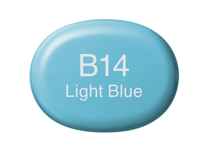 Copic Sketch B14 Light Blue Marker <inline style="float: right; margin-right: 10px; background-color: rgb(112, 205, 236);">&nbsp;&nbsp;&nbsp;&nbsp;&nbsp;&nbsp; </inline>