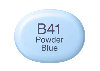 Copic Sketch B41 Powder Blue Marker <inline style="float: right; margin-right: 10px; background-color: rgb(225, 237, 249);">&nbsp;&nbsp;&nbsp;&nbsp;&nbsp;&nbsp; </inline>