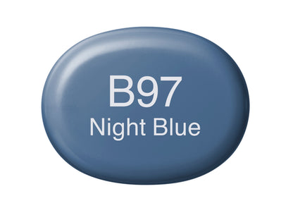 Copic Sketch B97 Night Blue Marker <inline style="float: right; margin-right: 10px; background-color: rgb(73, 124, 155);">&nbsp;&nbsp;&nbsp;&nbsp;&nbsp;&nbsp; </inline>