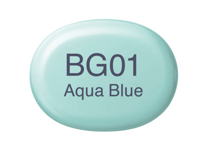 Copic Sketch BG01 Aqua Blue Marker <inline style="float: right; margin-right: 10px; background-color: rgb(200, 228, 249);">&nbsp;&nbsp;&nbsp;&nbsp;&nbsp;&nbsp; </inline>