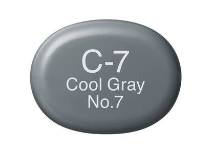 Copic Sketch C7 Cool Gray No. 7 Marker <inline style="float: right; margin-right: 10px; background-color: rgb(99, 113, 122);">&nbsp;&nbsp;&nbsp;&nbsp;&nbsp;&nbsp; </inline>