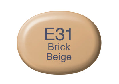 Copic Sketch E31 Brick Beige Marker <inline style="float: right; margin-right: 10px; background-color: rgb(243, 227, 204);">&nbsp;&nbsp;&nbsp;&nbsp;&nbsp;&nbsp; </inline>