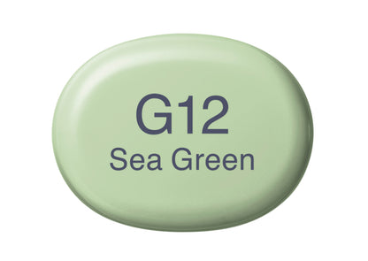 Copic Sketch G12 Sea Green Marker <inline style="float: right; margin-right: 10px; background-color: rgb(206, 228, 189);">&nbsp;&nbsp;&nbsp;&nbsp;&nbsp;&nbsp; </inline>