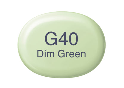 Copic Sketch G40 Dim Green Marker <inline style="float: right; margin-right: 10px; background-color: rgb(226, 240, 216);">&nbsp;&nbsp;&nbsp;&nbsp;&nbsp;&nbsp; </inline>
