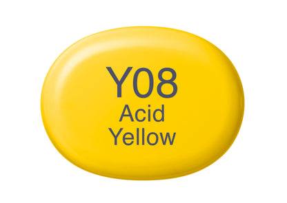 Copic Sketch Y08 Acid Yellow Marker <inline style="float: right; margin-right: 10px; background-color: rgb(253,240,3);">&nbsp;&nbsp;&nbsp;&nbsp;&nbsp;&nbsp; </inline>