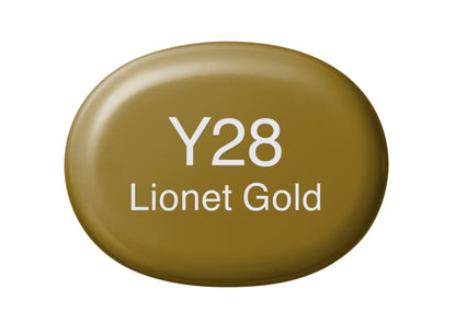 Copic Sketch Y28 Lionet Gold Marker <inline style="float: right; margin-right: 10px; background-color: rgb(202, 168, 105);">&nbsp;&nbsp;&nbsp;&nbsp;&nbsp;&nbsp; </inline>