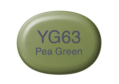 Copic Sketch YG63 Pea Green Marker <inline style="float: right; margin-right: 10px; background-color: rgb(161, 203, 163);">&nbsp;&nbsp;&nbsp;&nbsp;&nbsp;&nbsp; </inline>