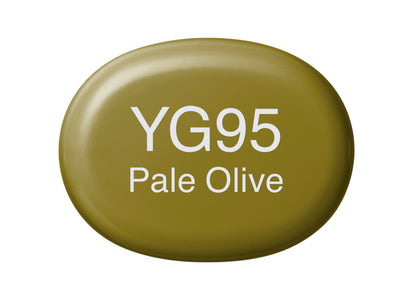Copic Sketch YG95 Pale Olive Marker <inline style="float: right; margin-right: 10px; background-color: rgb(95, 126, 58);">&nbsp;&nbsp;&nbsp;&nbsp;&nbsp;&nbsp; </inline>