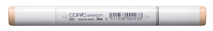 Copic Sketch E21 Soft Sun Marker <inline style="float: right; margin-right: 10px; background-color: rgb(253, 225, 201);">&nbsp;&nbsp;&nbsp;&nbsp;&nbsp;&nbsp; </inline>