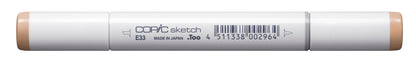 Copic Sketch E33 Sand Marker <inline style="float: right; margin-right: 10px; background-color: rgb(242, 207, 175);">&nbsp;&nbsp;&nbsp;&nbsp;&nbsp;&nbsp; </inline>
