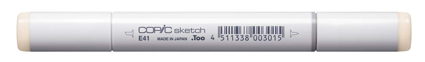 Copic Sketch E41 Pearl White Marker <inline style="float: right; margin-right: 10px; background-color: rgb(253, 237, 220);">&nbsp;&nbsp;&nbsp;&nbsp;&nbsp;&nbsp; </inline>