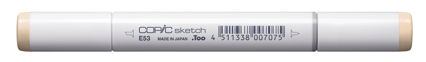 Copic Sketch E53 Raw Silk Marker <inline style="float: right; margin-right: 10px; background-color: rgb(243, 227, 193);">&nbsp;&nbsp;&nbsp;&nbsp;&nbsp;&nbsp; </inline>