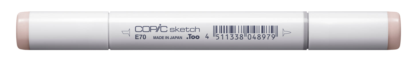 Copic Sketch E70 Ash Rose Marker <inline style="float: right; margin-right: 10px; background-color: rgb(236, 227, 220);">&nbsp;&nbsp;&nbsp;&nbsp;&nbsp;&nbsp; </inline>